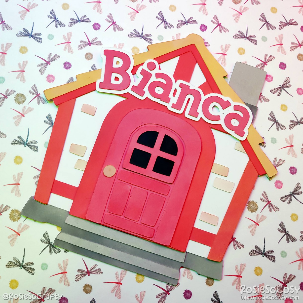 Animal Crossing: New Horizons house paper craft for Bianca