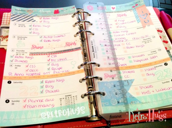 Weekly Spread (WO1P) | Week 40 + 41