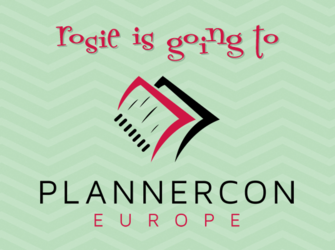 Rosie (Retro Hugs) is going to PlannerCon Europe!