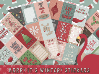 Brrr! It's Winter! | Sticker Kit | 4 Sheets