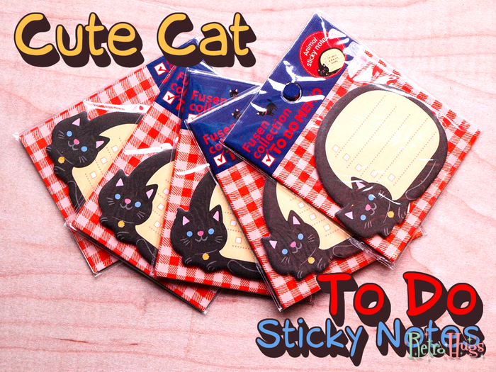 Cute Cat Sticky Notes | To Do List | Mini Kawaii Memo