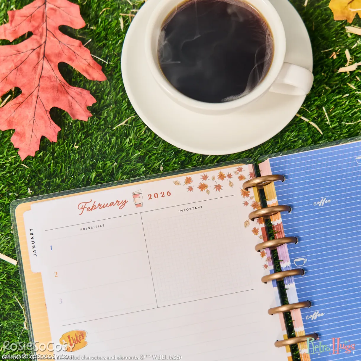 The Happy Planner 2026 Gilmore Girls Customizable Planner Classic Vertical Layout - 12 Months PD0116C003